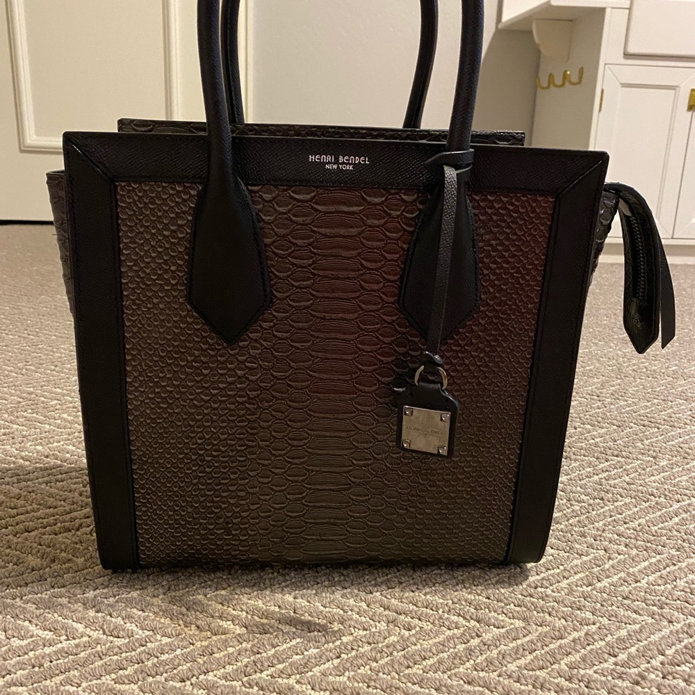 Henri Bendel Snake Skin Tote